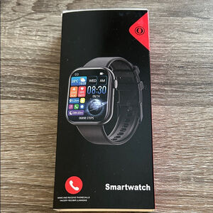 Advanced Smartwatch with Black Band